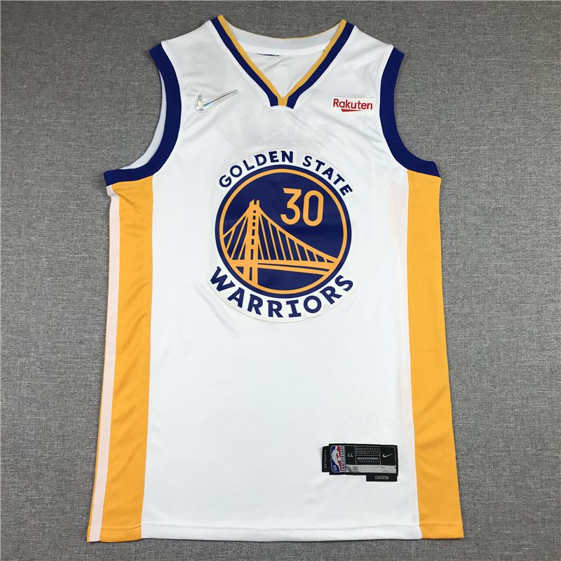 Cheap Men Golden State Warriors 30 Curry White Nike 2022 Game NBA Jersey